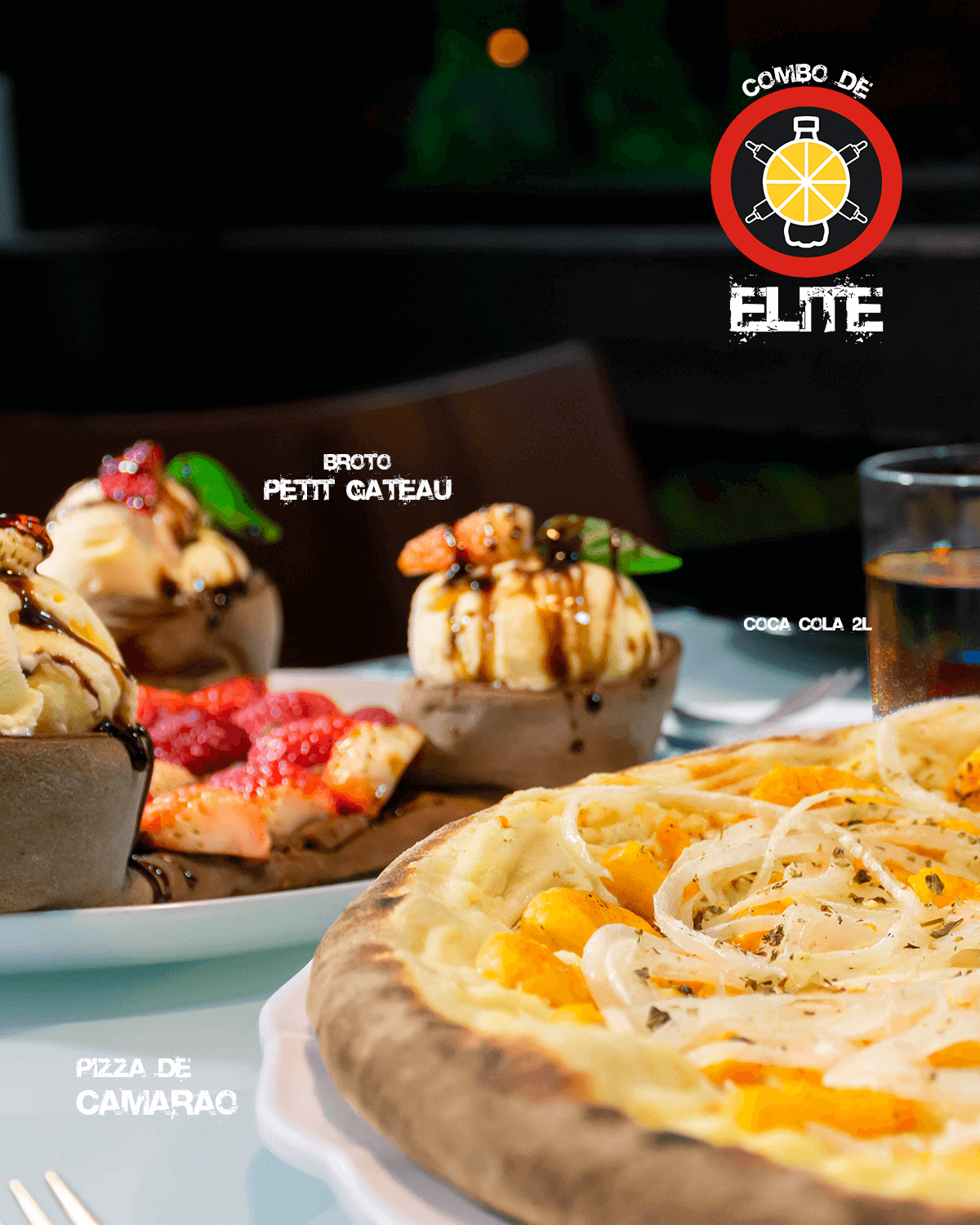 Combo de elite pizzaria artico