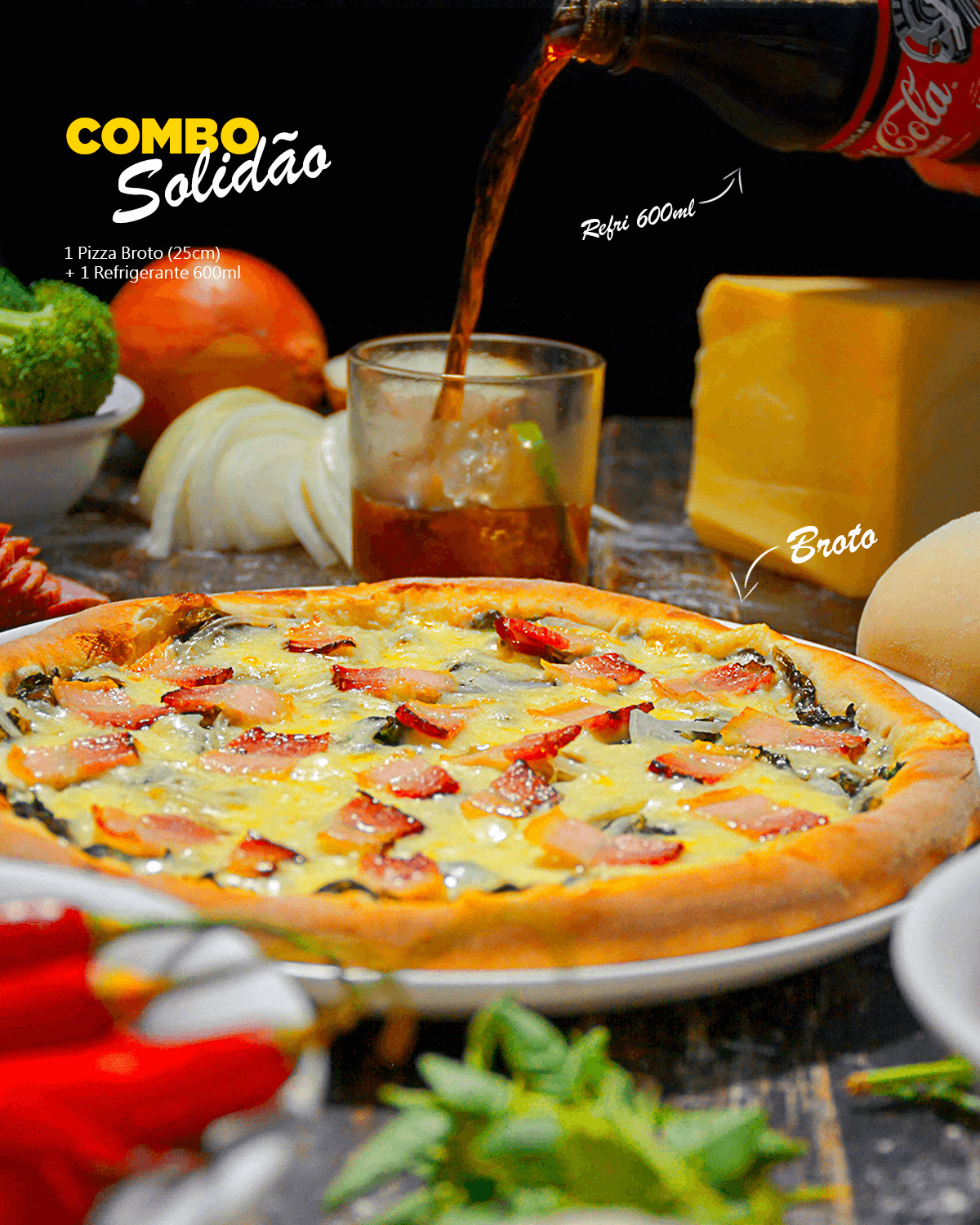 combo solidão pizzaria ártico